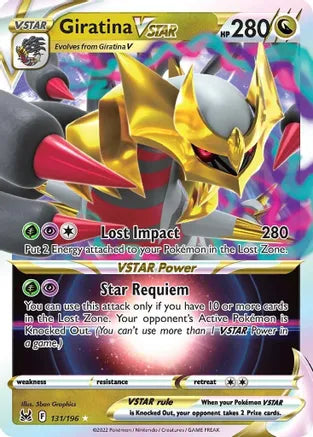 Giratina Vstar Ultra Rare - Lost Origin