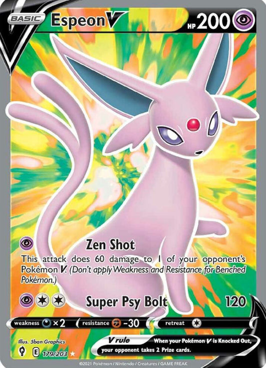 Espeon V (Full Art) - Evolving Skies