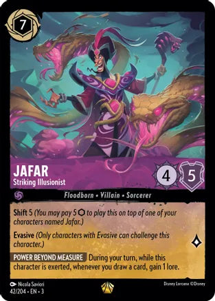 Jafar - Striking Illusionist - Into the Inklands (3) FOIL