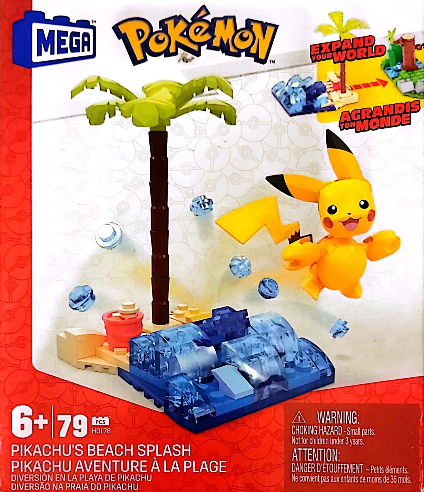 Mega Blocks Pikachu's Beach Splash