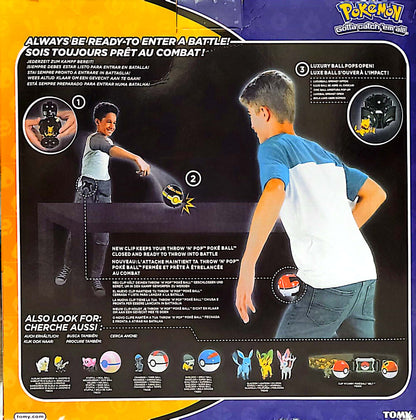 TOMY Throw 'n' Pop Pokeball Ultimate Throw 'n' Pop Battle Set (Pikachu & Abra)