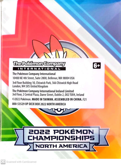 2022 Pokemon Championships North America Deck Box