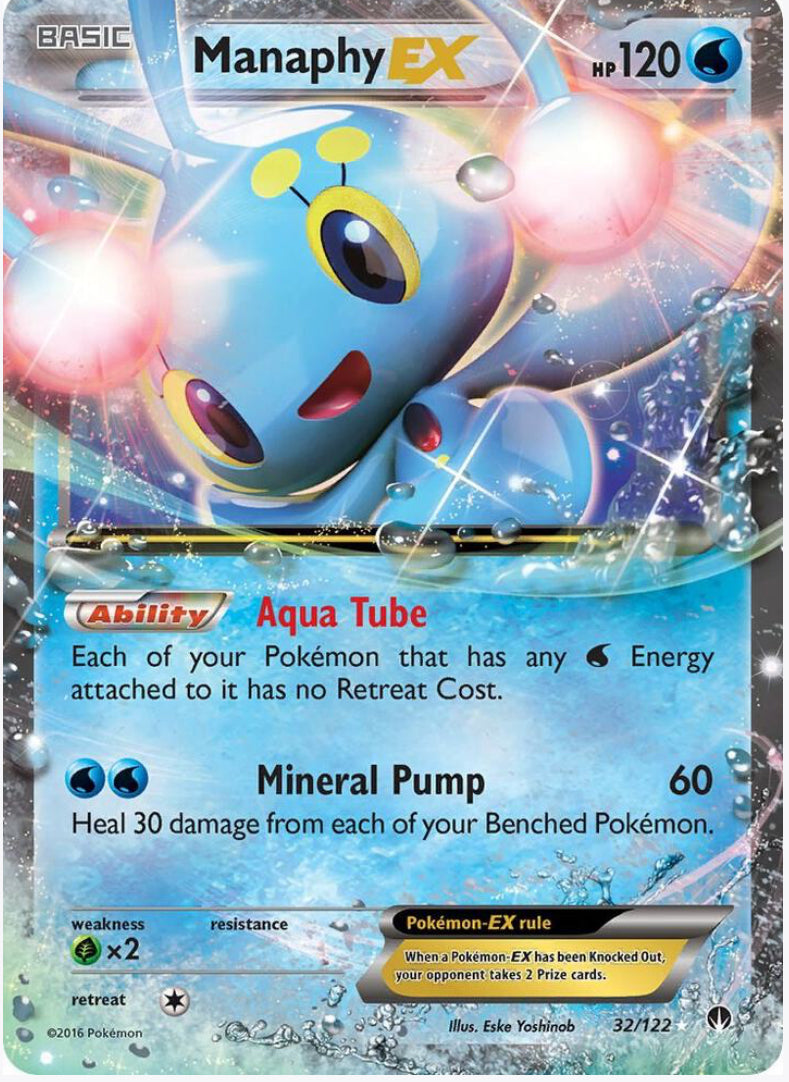 Manaphy EX Ultra Rare - Breakpoint