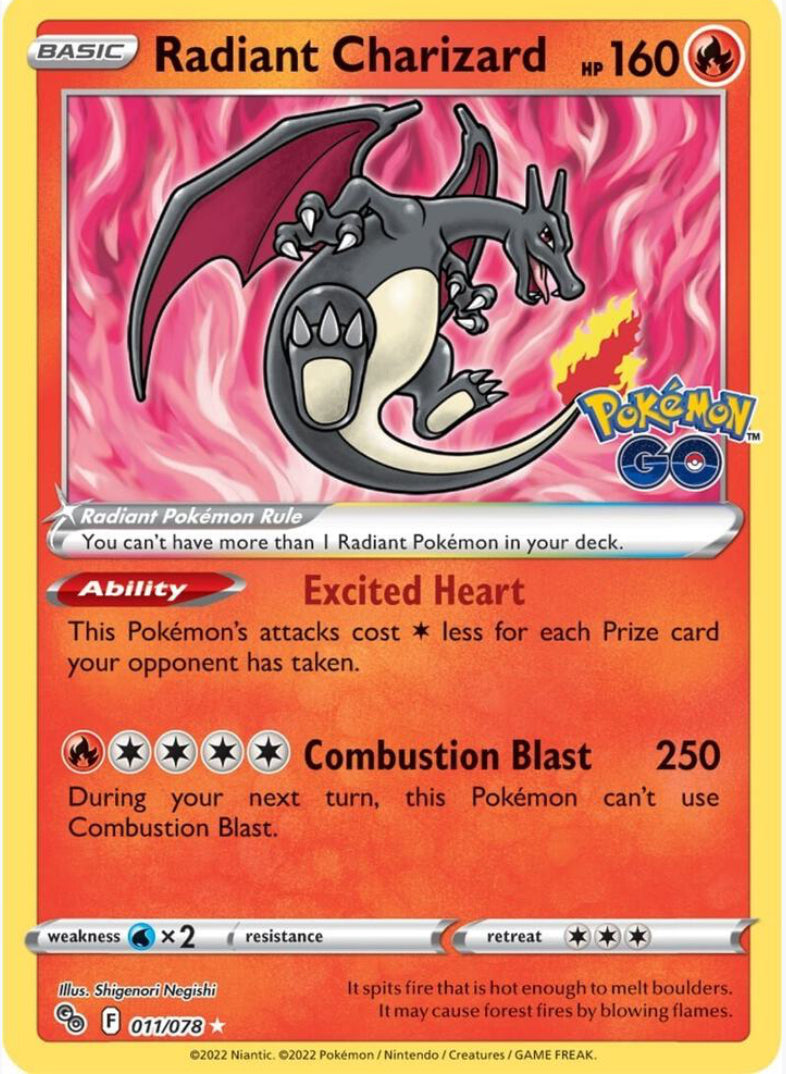 Radiant Charizard - POGO