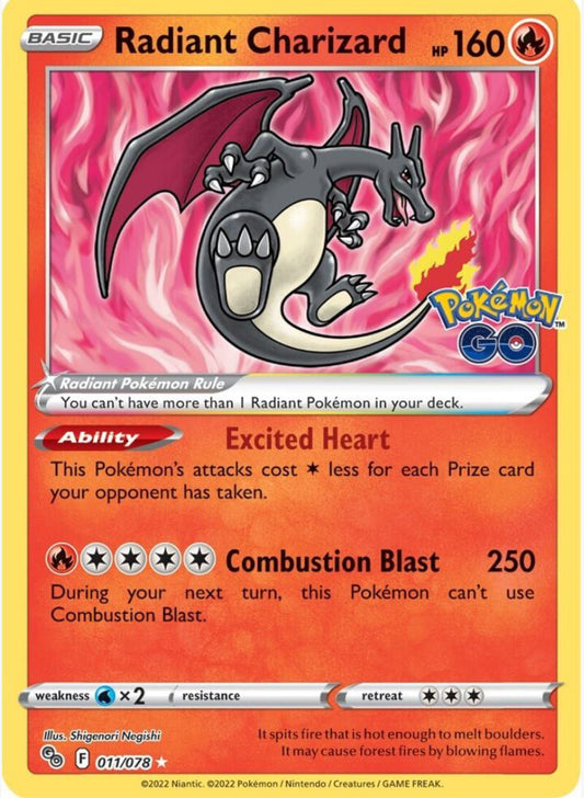 Radiant Charizard - POGO