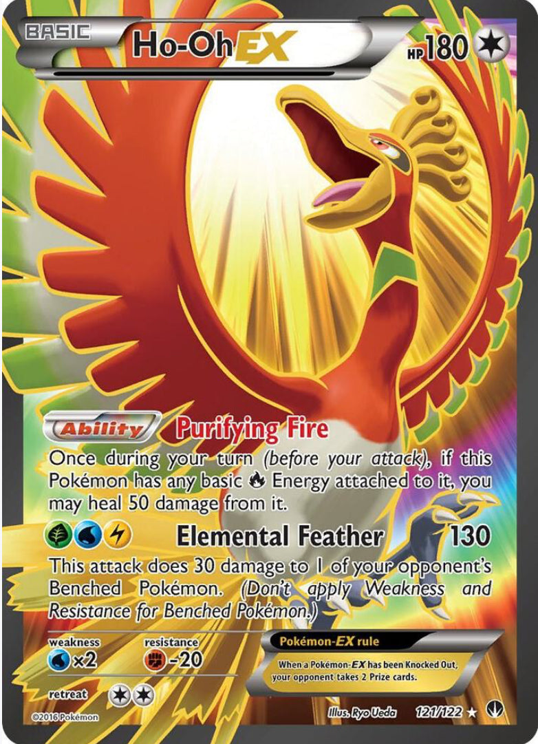 Ho-oh Ex (Full Art) - Breakpoint (MP)