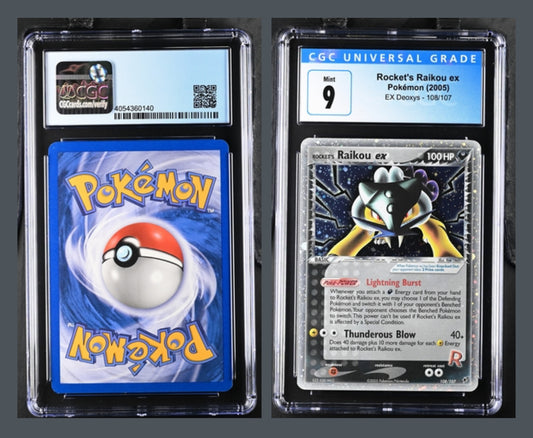 CGC 9 Rocket’s Raikou ex