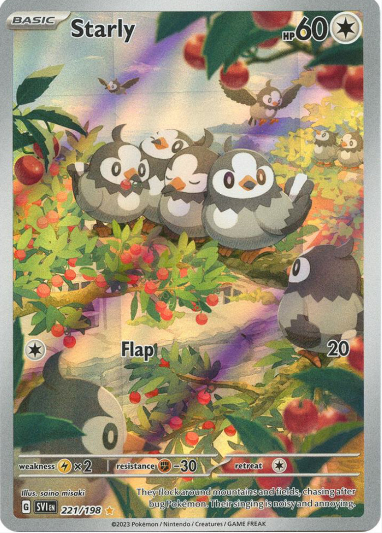 Starly Art Rare - SV Base Set