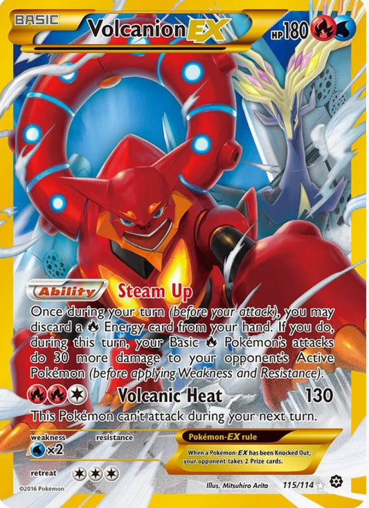 Volcanion EX Secret Rare - Steam Siege