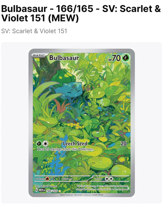 Bulbasaur (SIR) 151