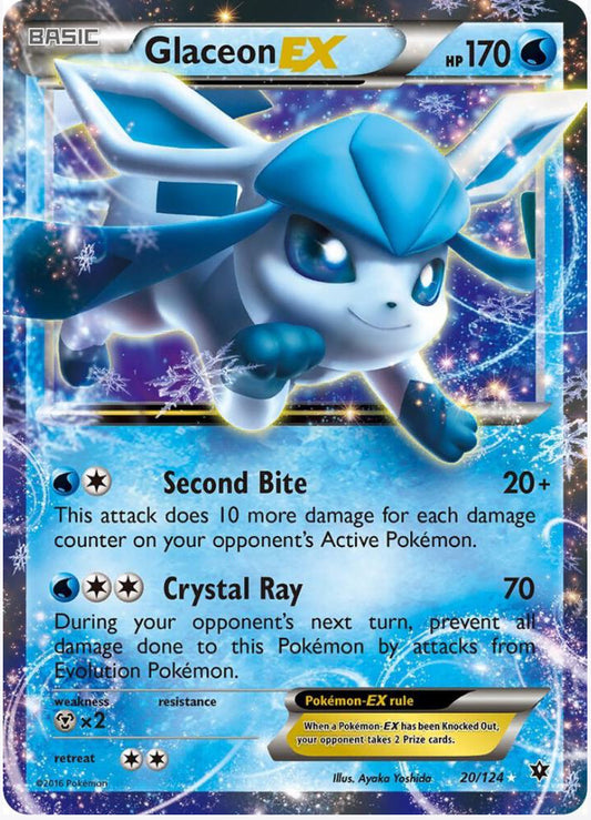 Glaceon EX Ultra Rare - Fates Collide