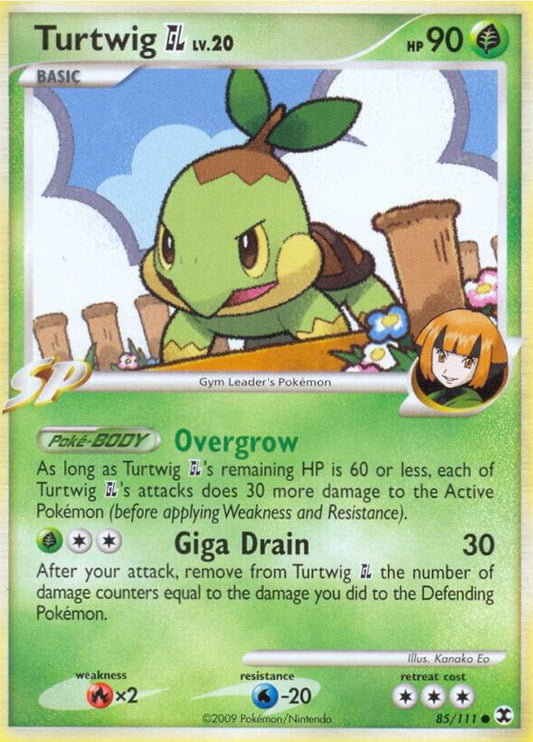 Turtwig GL Reverse Holo - Rising Rivals (LP-MP)