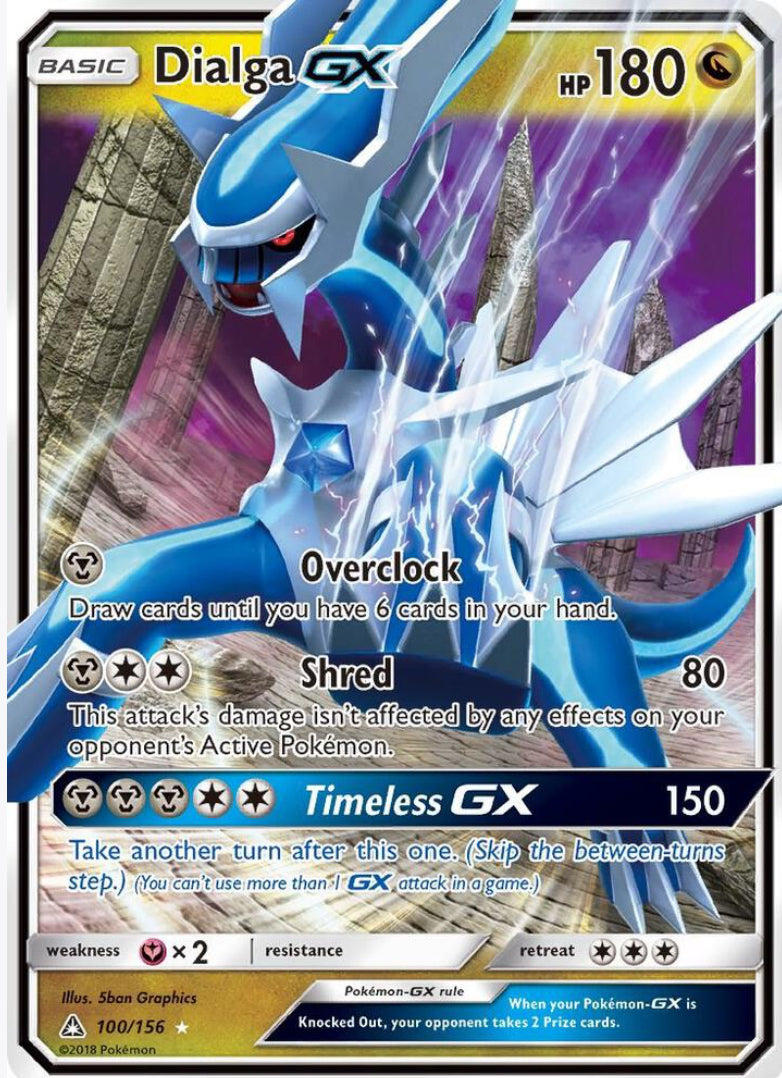 Dialga GX Ultra Rare - Ultra Prism (HP-DG)