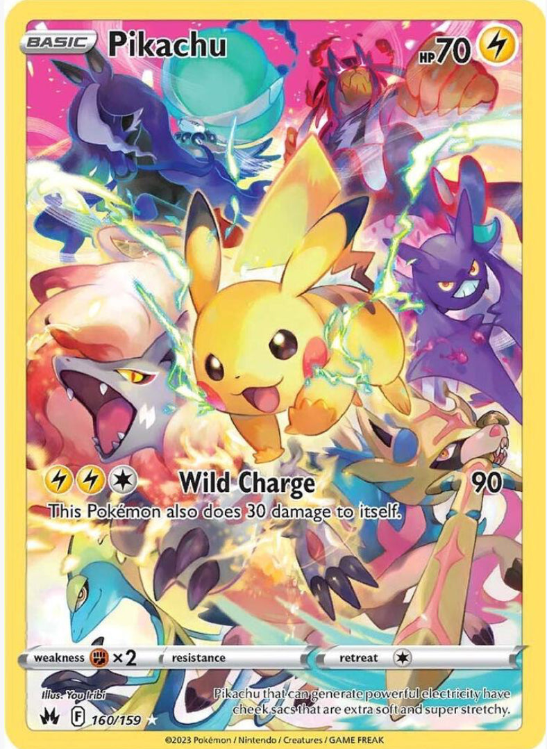 Pikachu Secret Rare - Crown Zenith