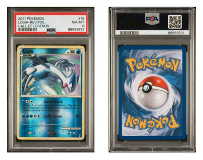 PSA 8 Lugia Rev. Foil Call of Legends