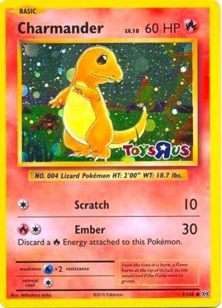 Charmander (Toys R Us) - Evolutions Promo