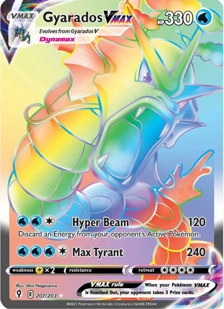 Gyarados Vmax Secret Rare - Evolving Skies