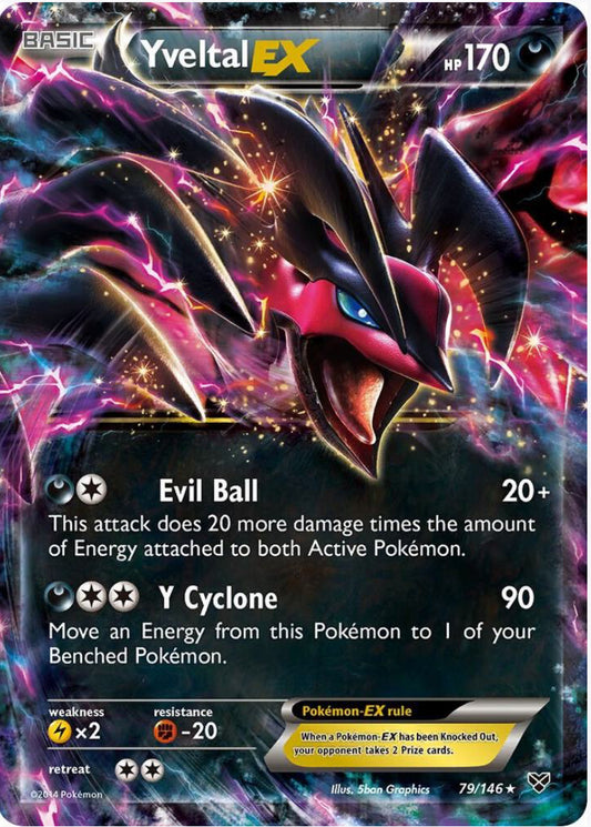 Yveltal EX Ultra Rare - XY Base Set