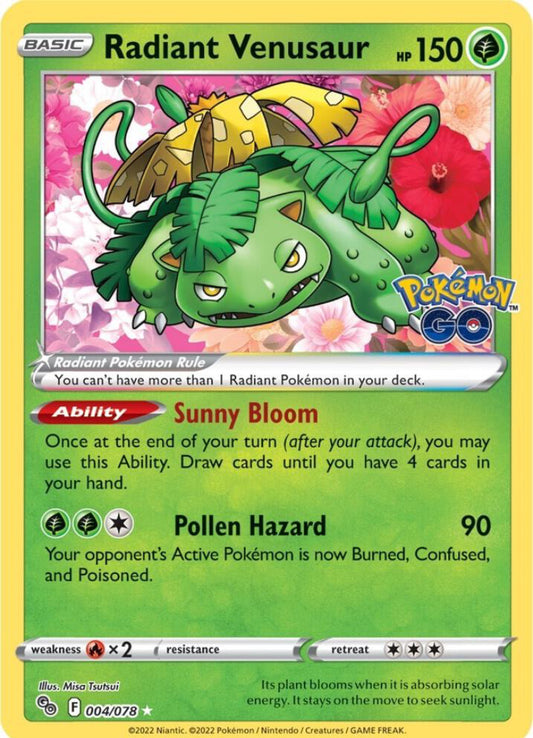 Radiant Venusaur - POGO