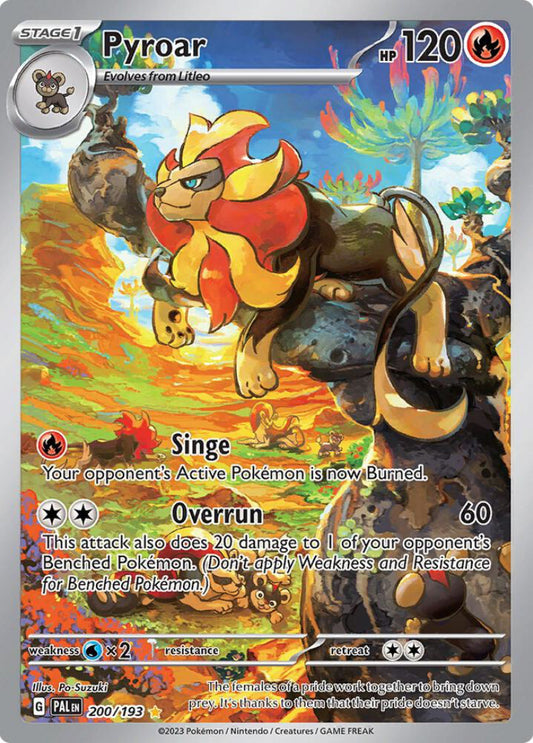 Pyroar Art Rare - Paldea Evolved