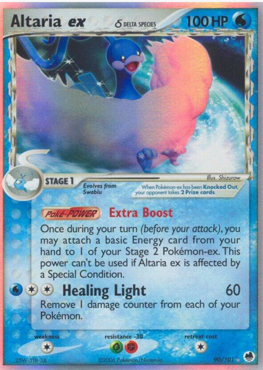 Altaria ex (Delta Species) Reverse Holo - Dragon Frontiers (LP-MP)