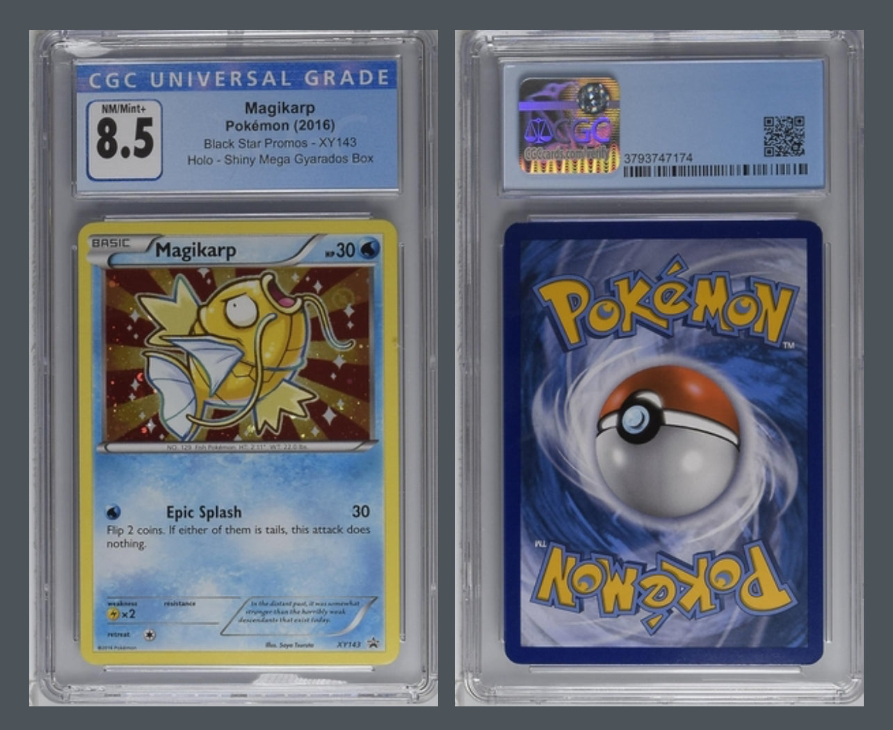 CGC 8.5 Magikarp (Shiny) XY143