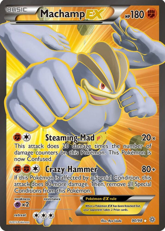 Machamp EX (Full Art) - Ancient Origins (LP-MP)