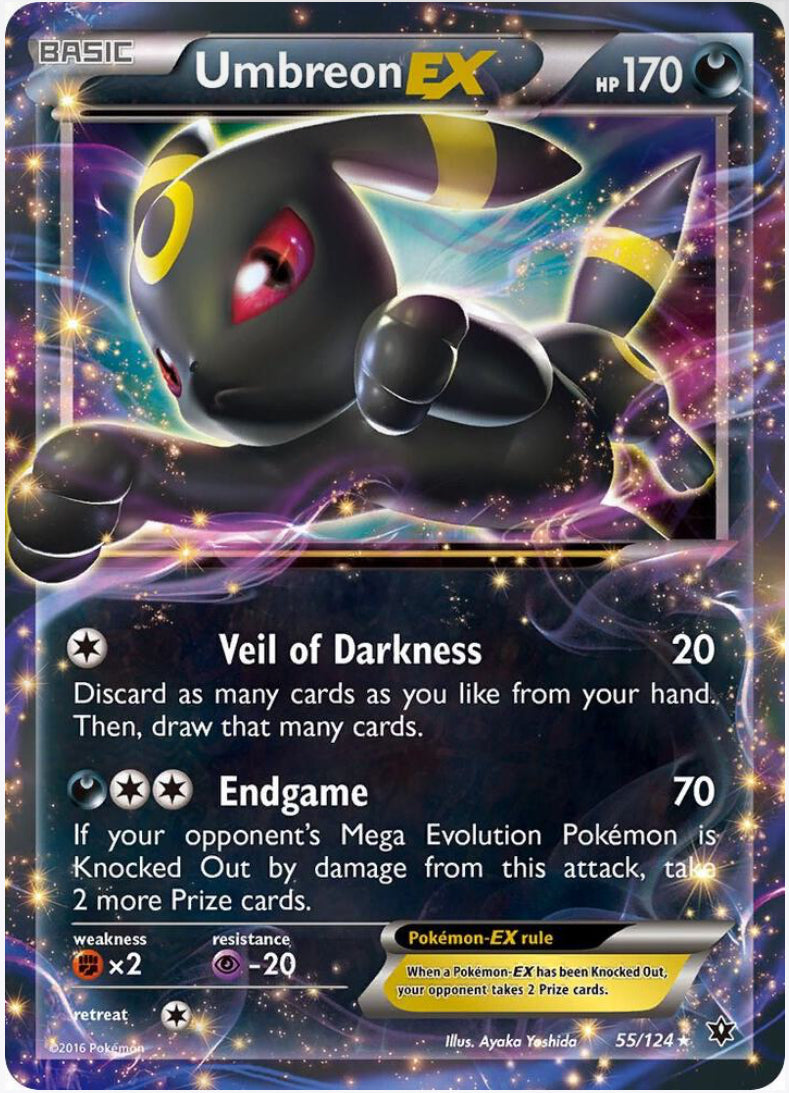 Umbreon EX Ultra Rare - Fates Colide (MP)