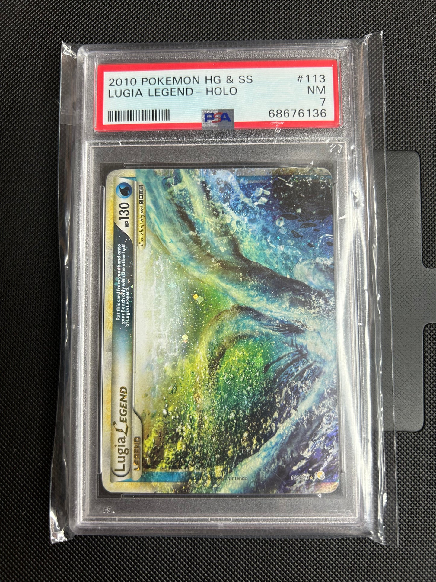 PSA 7 Lugia Legends HGSS Set w/ Swirl