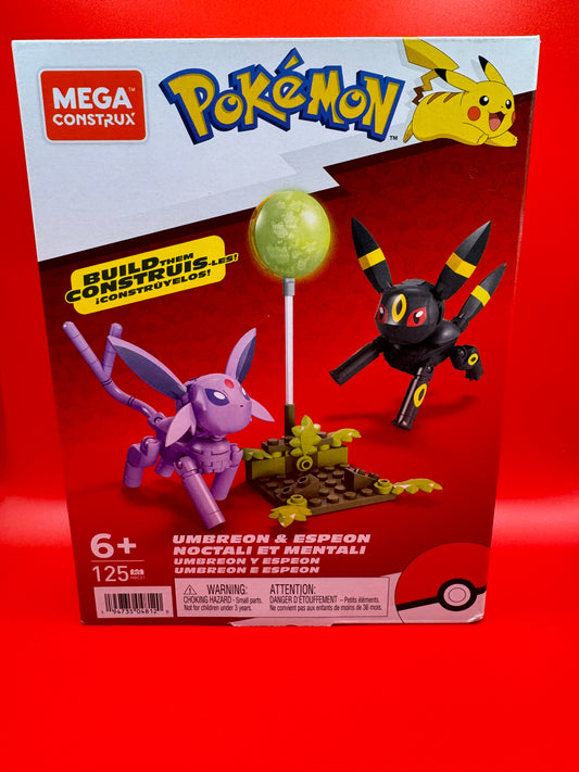 MEGA Pokémon Action Figure Building Toys, Umbreon & Espeon