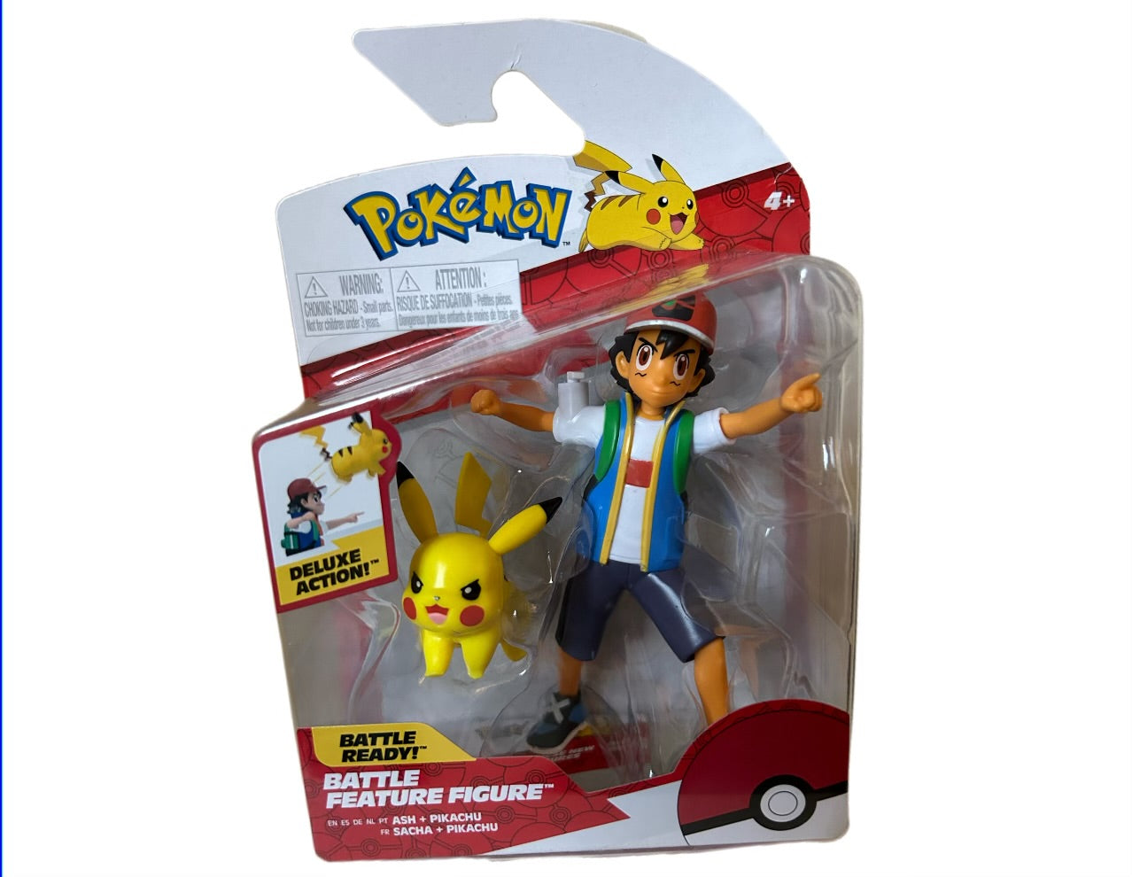 TOMY Battle Feature Figure - Ash & Pikachu