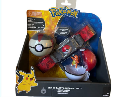 TOMY Clip 'N' Carry PokeBall Belt (Charmander)