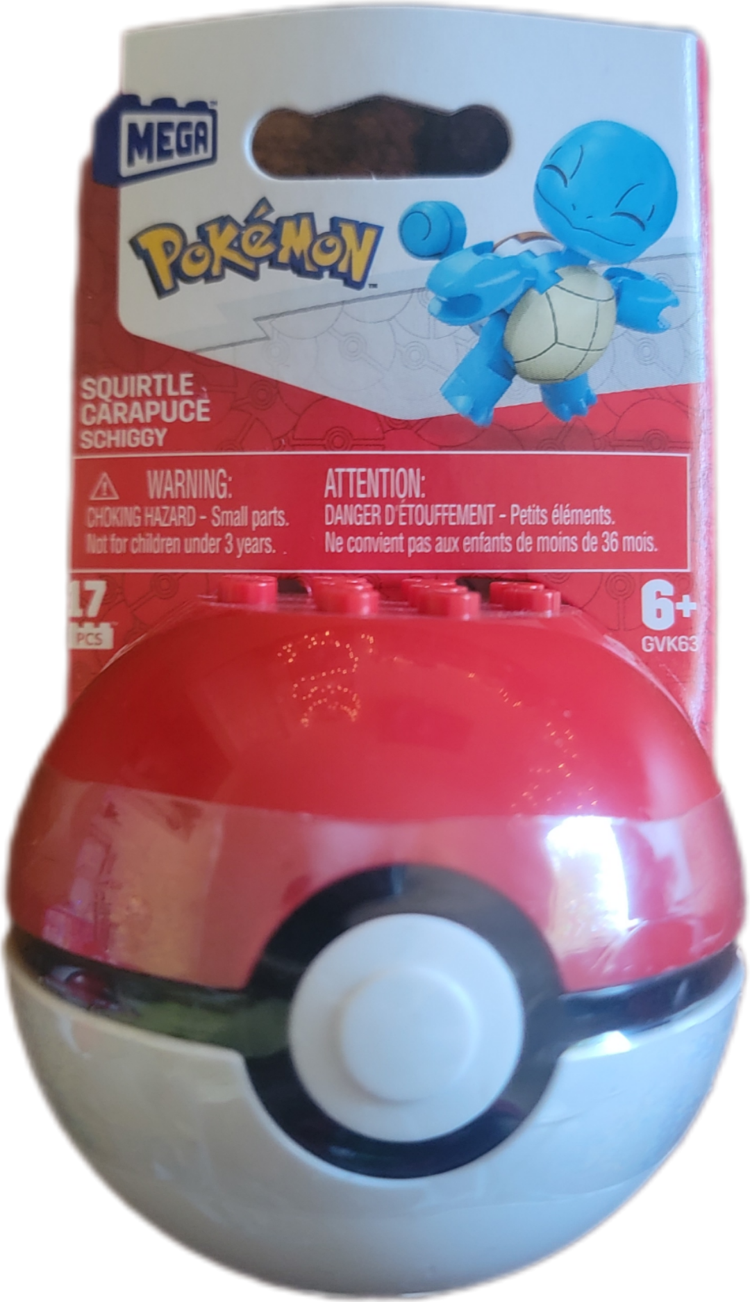 Mega Blocks Pokeball - Squirtle