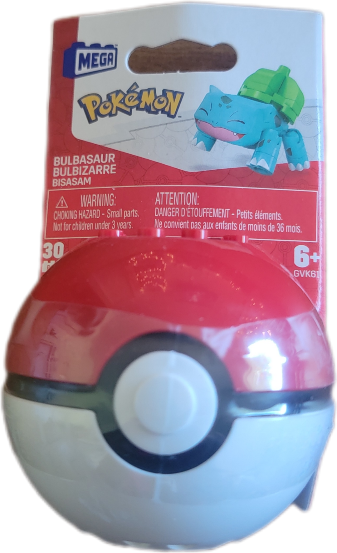 Mega Blocks Pokeball - Bulbasaur