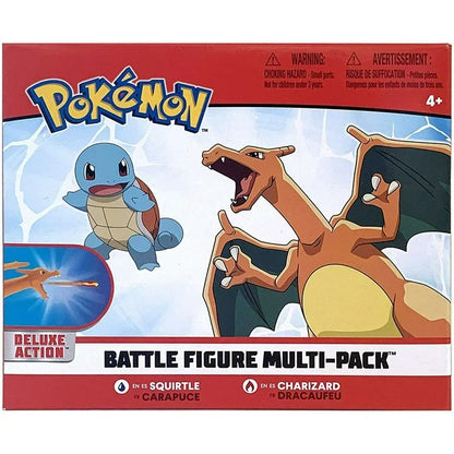 Pokemon Battle Figure Squirtle & Charizard Figure 2-Pack