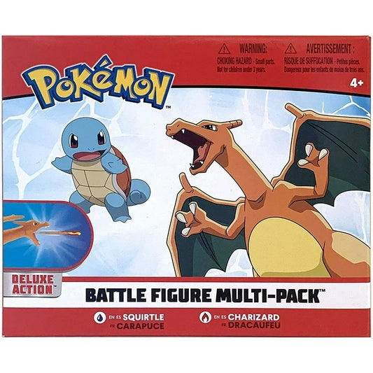 Pokemon Battle Figure Squirtle & Charizard Figure 2-Pack